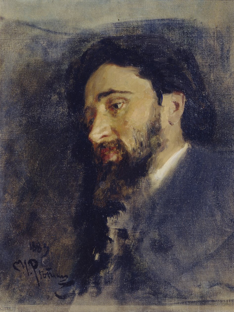 Portret autora Wsiewołoda M. Garszyna 1855-1888, 1883 autorstwa Ilya Efimovich Repin