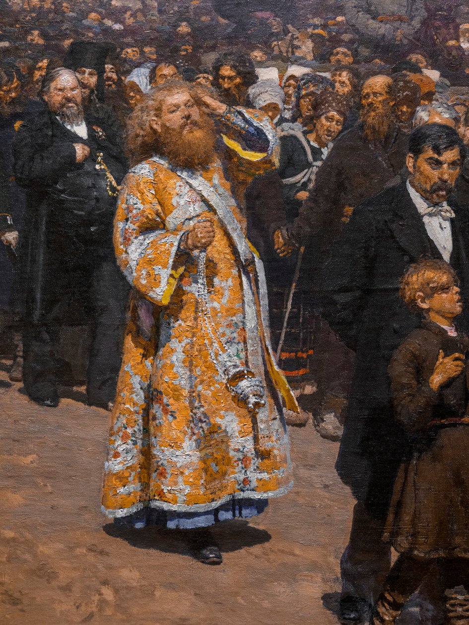 PROCES RELIGIJNY W WOJEWÓDZTWIE KURSKIM (więcej) autorstwa Ilya Efimovich Repin
