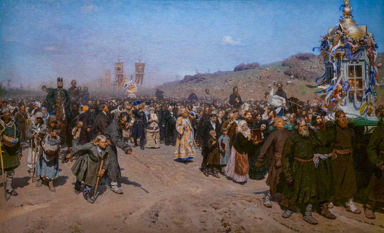 PROCES RELIGIJNY W WOJEWÓDZTWIE KURSKIM autorstwa Ilya Efimovich Repin