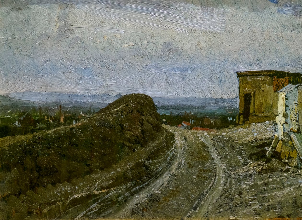 DROGA MONTMARTRE, PARYŻ autorstwa Ilya Efimovich Repin