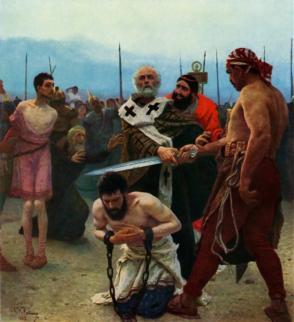 „Św. Nicolas…ratuje życie…Niewinnych Ludzi…”, 1888, 1965. autorstwa Ilya Efimovich Repin