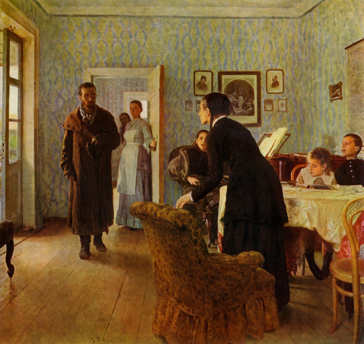 „Niespodziewany powrót”, 1884, 1965. autorstwa Ilya Efimovich Repin