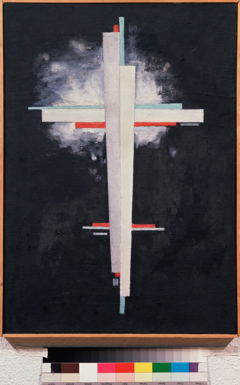 Suprematyzm - Suprematyzm - Obraz Ilyi Grigoryevich Chashnik (Ilia Tchachnik) (1902-1929), olej na płótnie autorstwa Ilya Grigorevich Chashnik