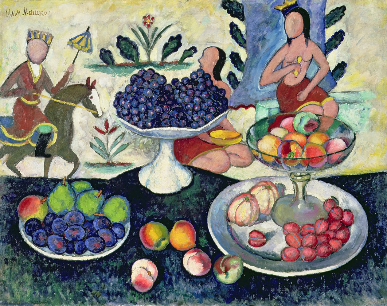 Martwa natura owoców, 1913 autorstwa Ilya Ivanovich Mashkov