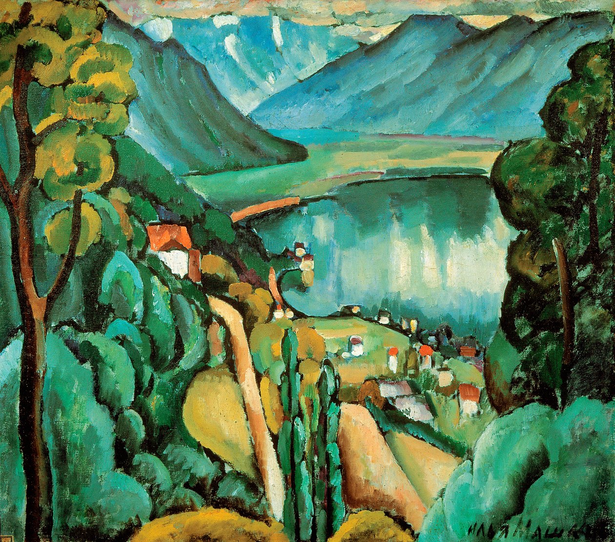 „Jezioro Genewskie”, 1914. autorstwa Il