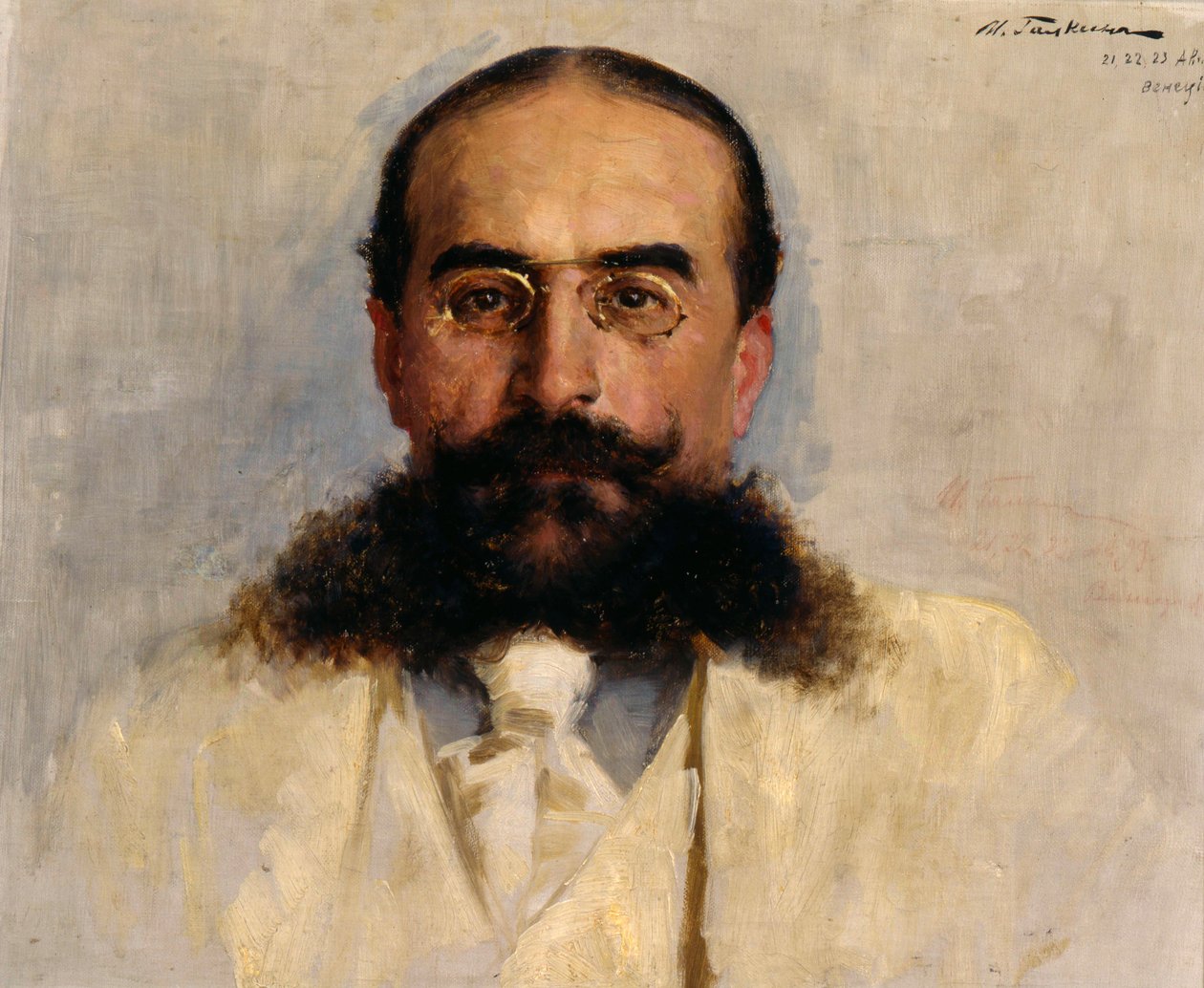 Portret Władimira I. Niemirowicza-Danczenki 1858-1943, 1899. autorstwa Ilya Savvich Galkin