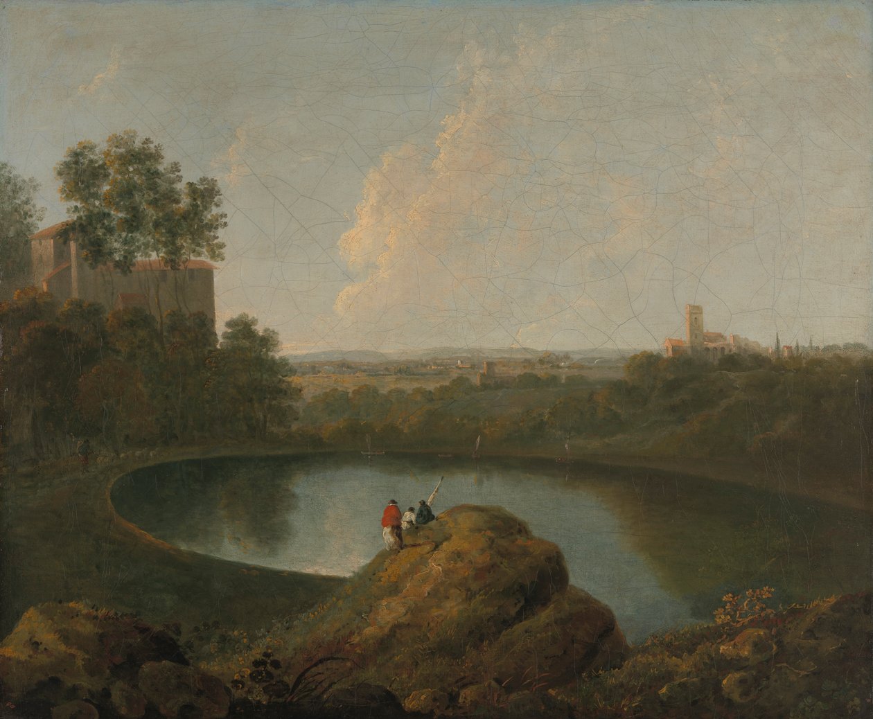 Głowa jeziora Nemi autorstwa Imitator of Richard Wilson RA