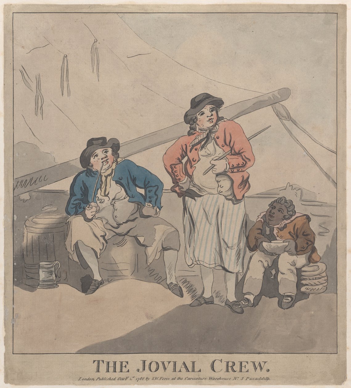 The Jovial Crew, 1 października 1786., 1 października 1786. autorstwa Imitator of Thomas Rowlandson.