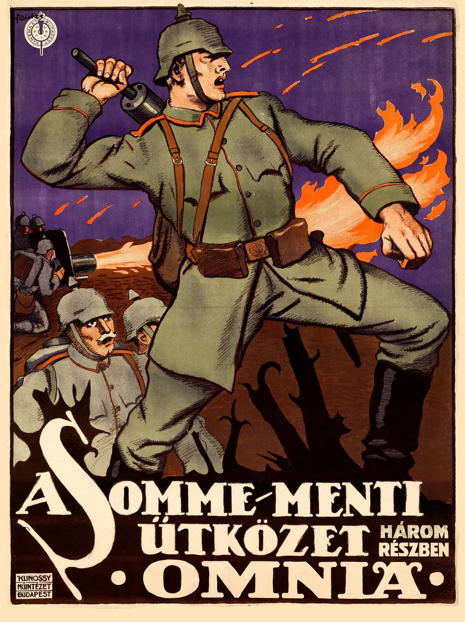Nasi bohaterowie nad Sommą, 1916. autorstwa Imre Foeldes