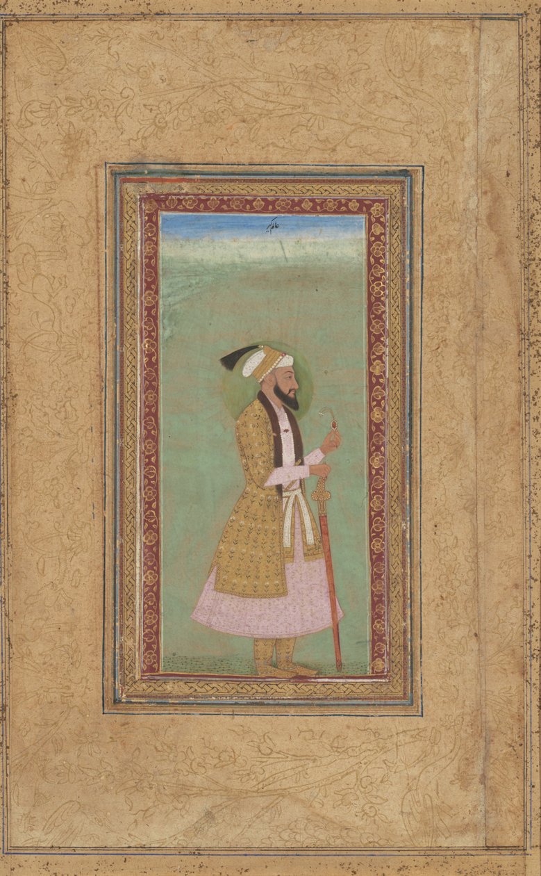 Portret księcia z rubinem autorstwa Indian 18th Century