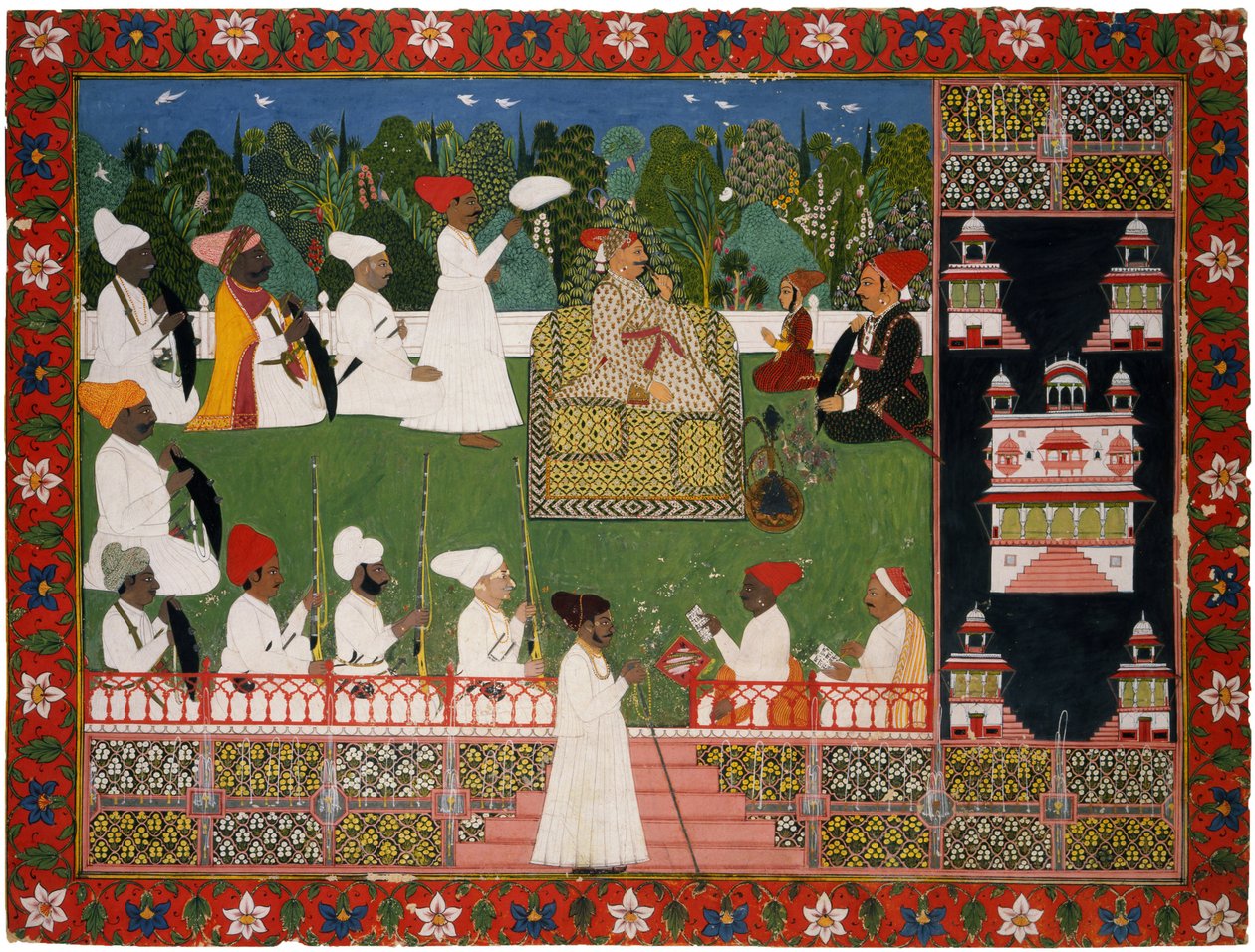 Ajit Singh 16781724, Maharadża Jodhpur, połowa XVIII wieku. autorstwa Indian Art