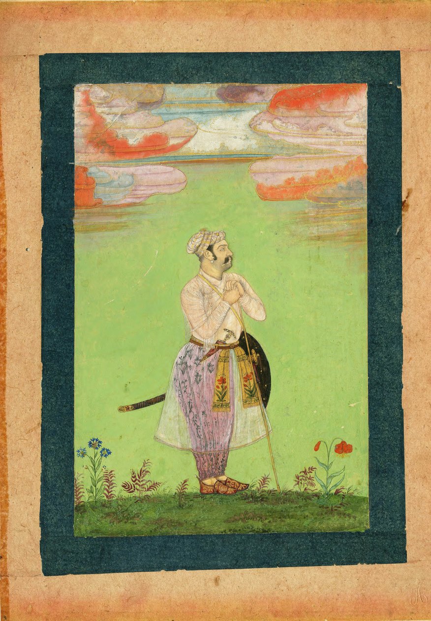 Oficer Mogołów, ok. 1650 autorstwa Indian Art