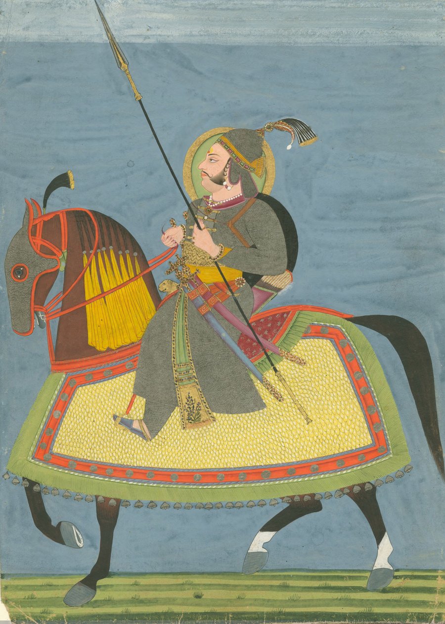 Shri Bakht Singh 1706-1752, Maharadża Jodhpuru autorstwa Indian Art