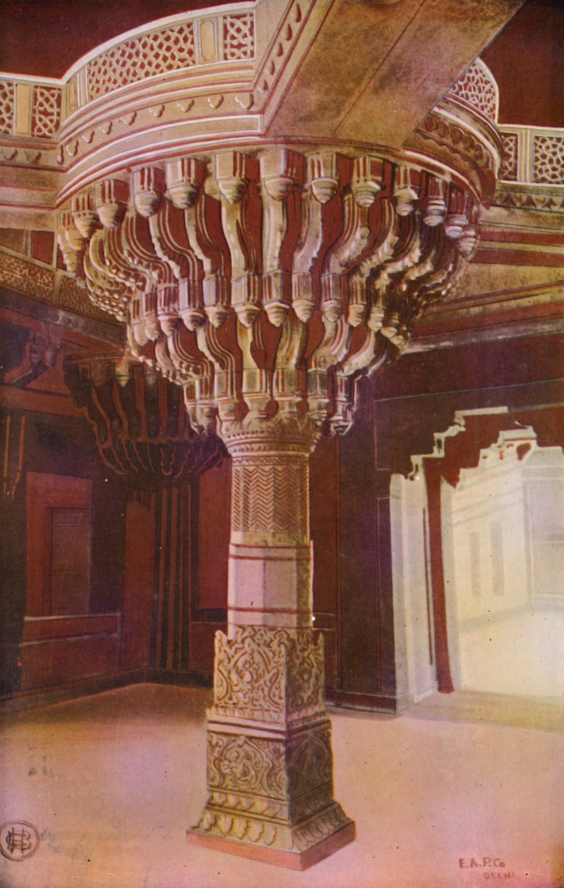 Agra: Chausath Khamba, Fatehpur Sikri, Agra (zdjęcie kolorowe) autorstwa Indian photographer