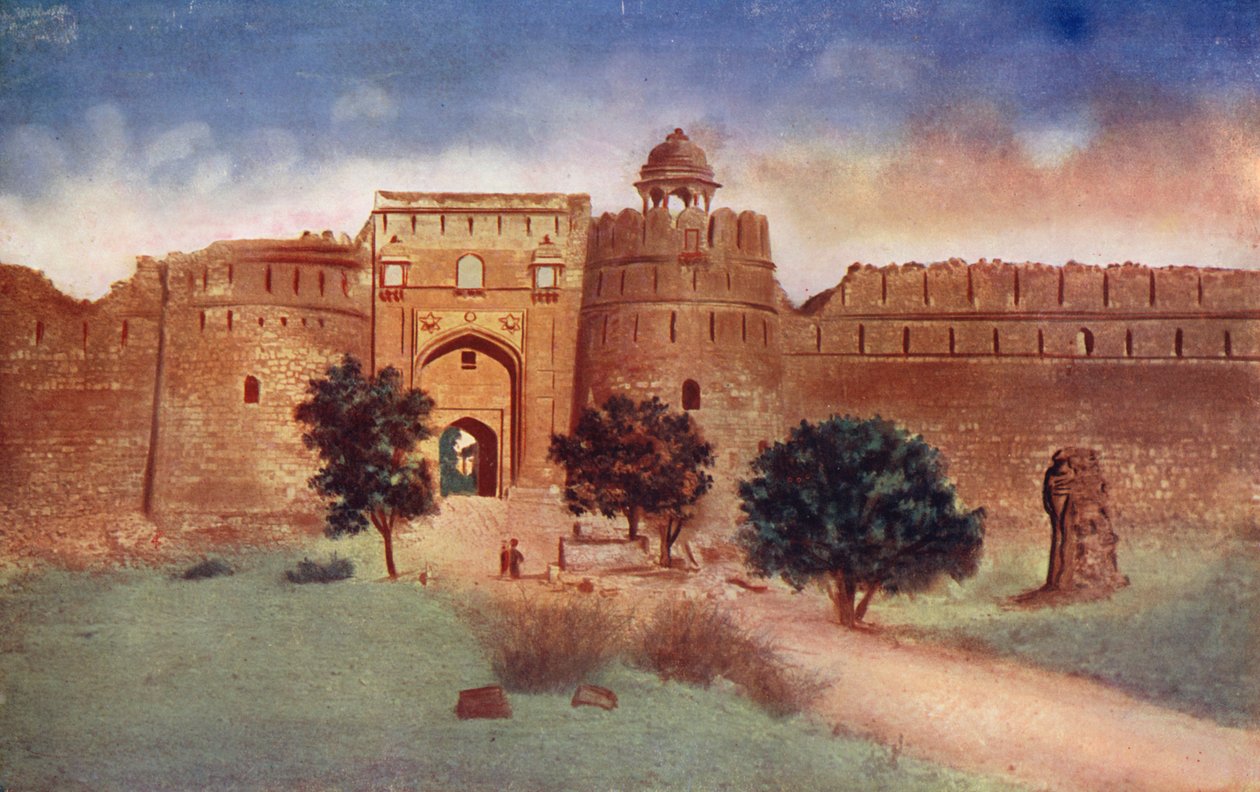 Purana Killa, Stary Fort (zdjęcie kolorowe) autorstwa Indian photographer