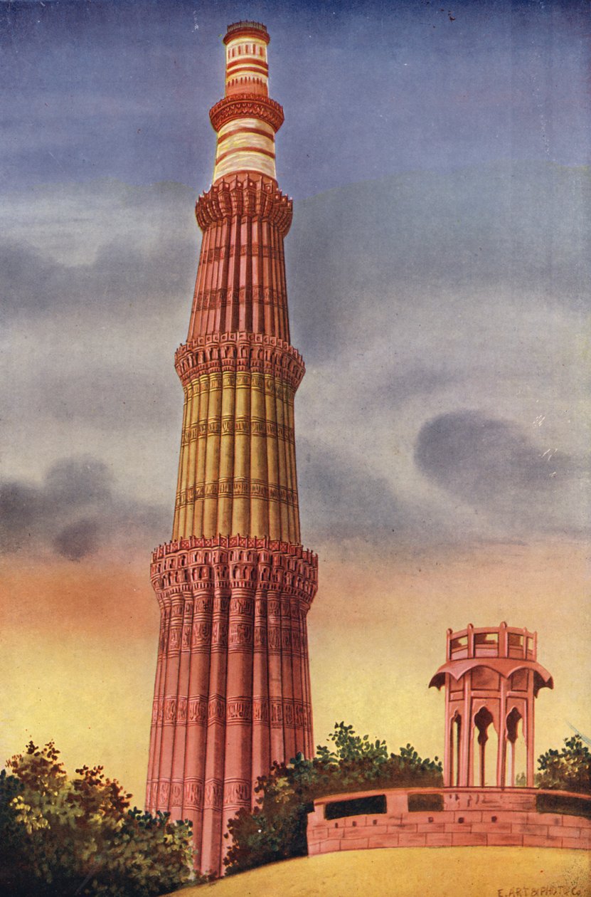 Kutub Minar, Delhi (zdjęcie kolorowe) autorstwa Indian photographer