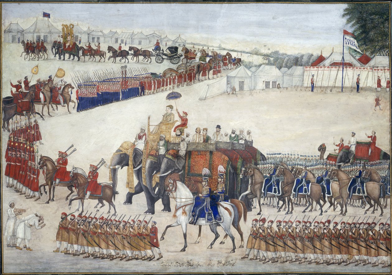 Procesja słoni autorstwa Indian School