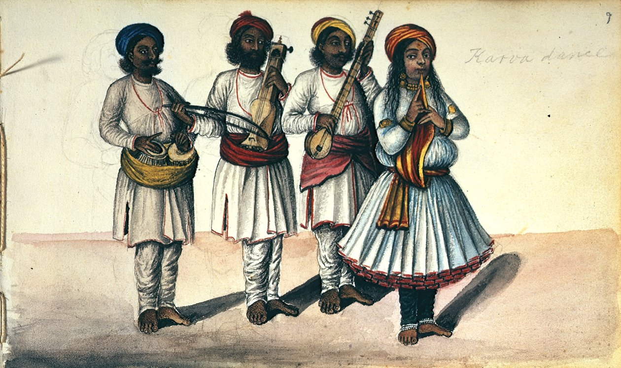 Tańcząca dziewczyna autorstwa Indian School