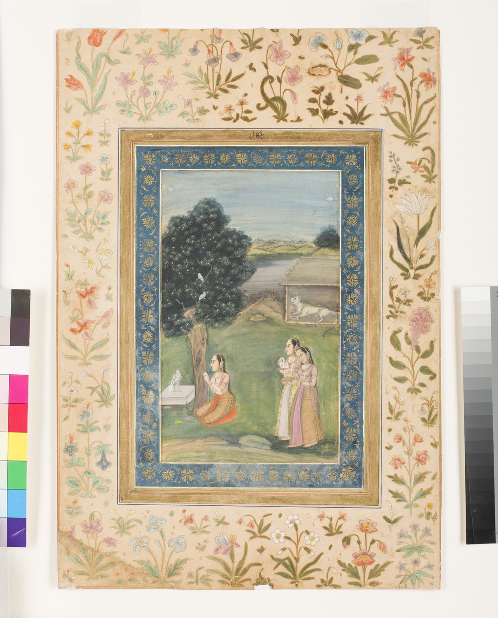 Bhairawi Ragini z Bhairawy, ok.1780 autorstwa Indian School