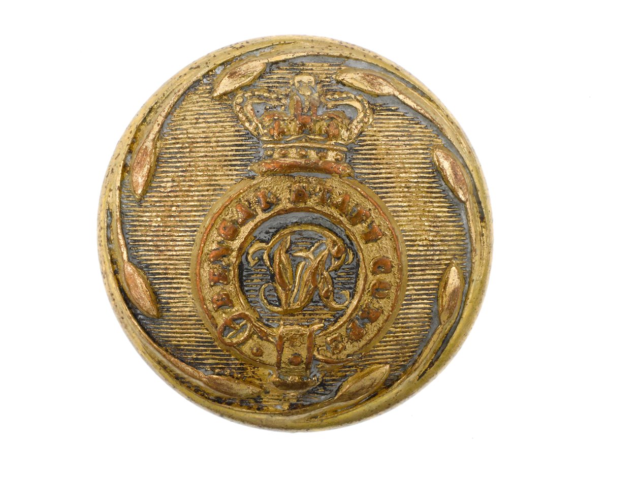 Button, bengalski korpus sztabowy autorstwa Indian School