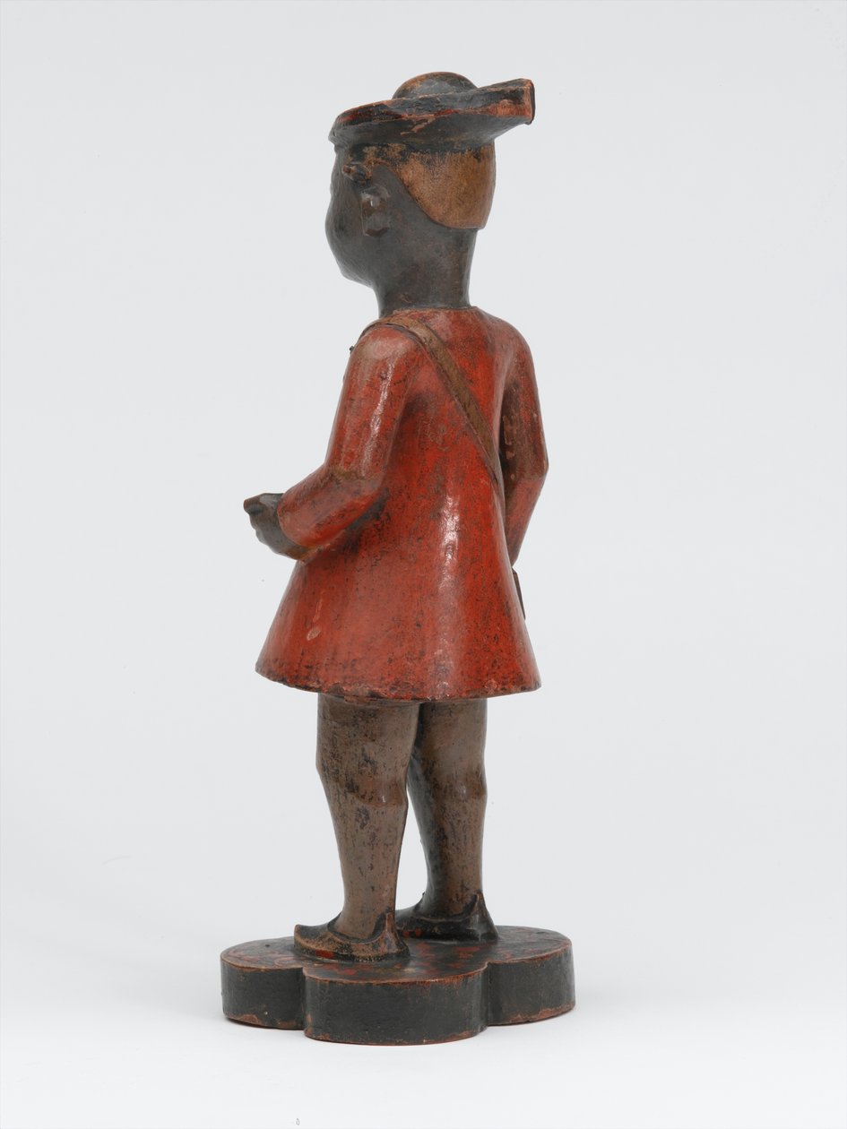 Rzeźbiona drewniana figurka szkoły kompanii sipaja Armii Madras, ok. 1785 r autorstwa Indian School