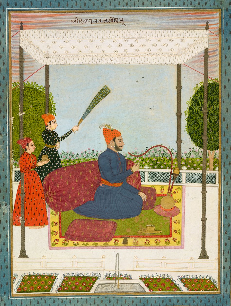 Diwan Nawal Singh, premier Datia, ok. 1750 autorstwa Indian School