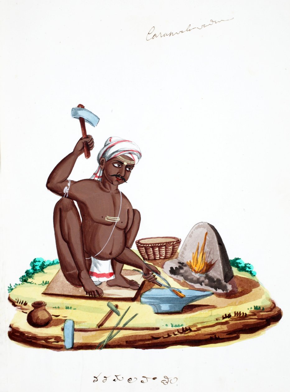 Złotnik (wc na papierze) autorstwa Indian School