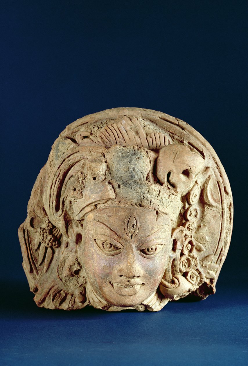 Kieruj tym Ardhanarisvara, Naval, Unnav (terakota) autorstwa Indian School