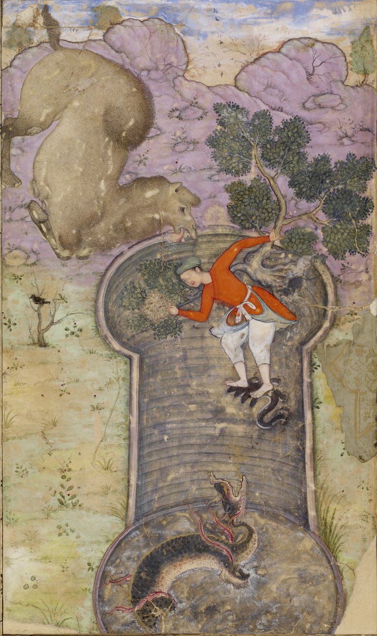 Ilustracja z filmu „Anv?r-i Suhayl? autorstwa Indian School