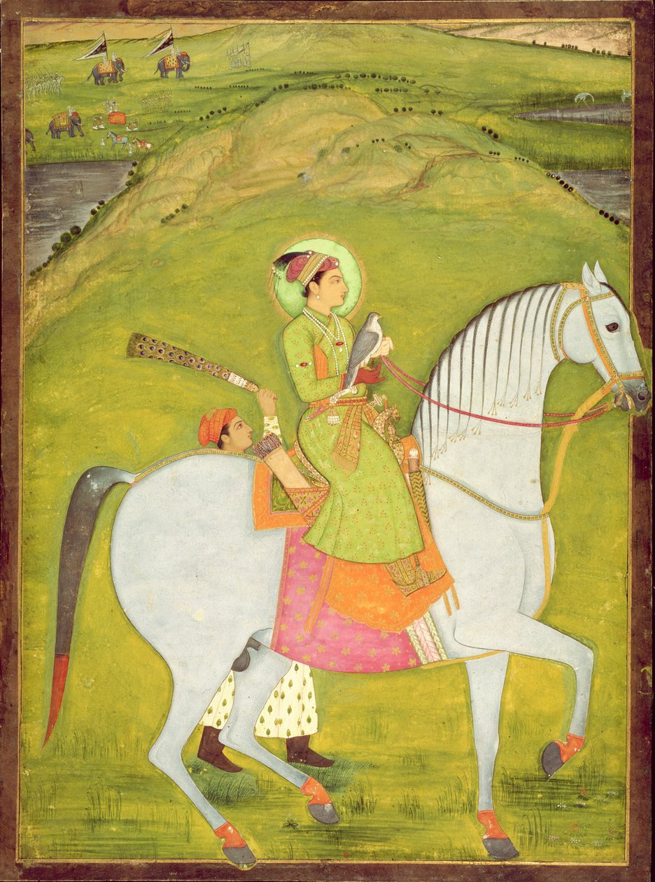 W. 63,7 Jazda młody książę, ok. 1720-30 autorstwa Indian School