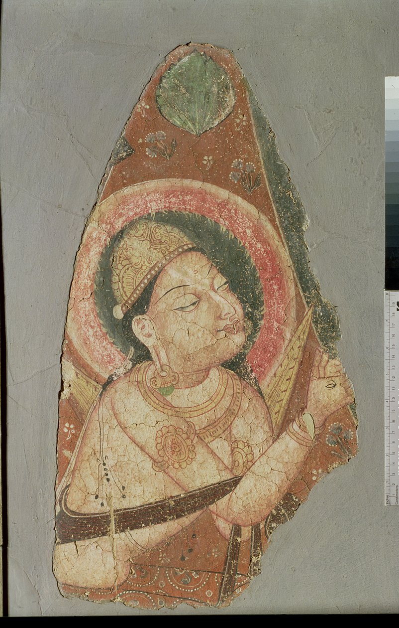 Indra, Balawaste, VII-VIII w. (malarstwo ścienne) autorstwa Indian School