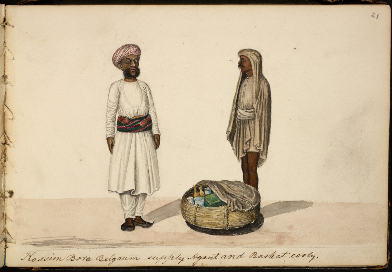 Kassim Bohori, agent zaopatrzenia. Belgaum autorstwa Indian School