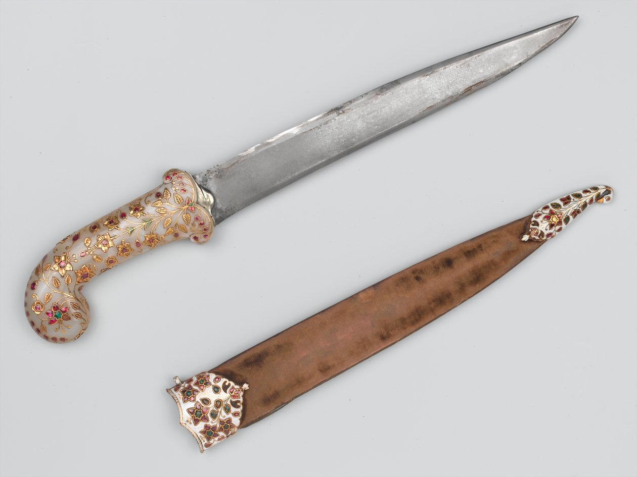 Khanjar należący do Tipu Sultan, zabrany w Seringapatam, 1799 circa autorstwa Indian School