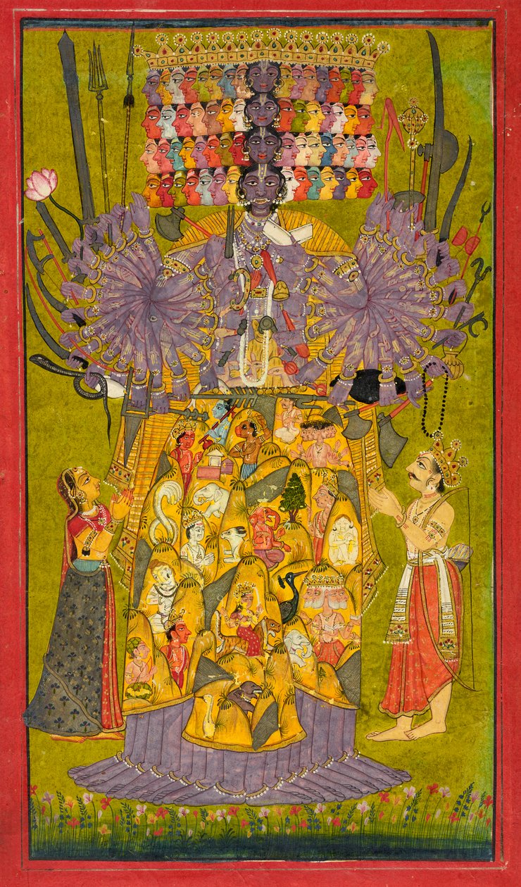 Kryszna Vishwaroopa, nr 1740 autorstwa Indian School