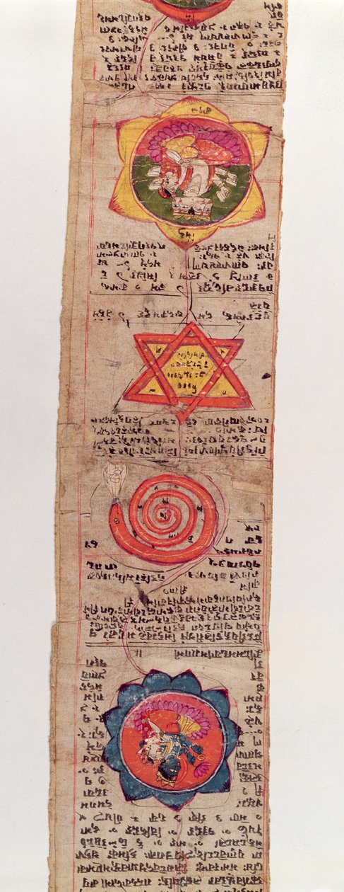 Pani Sanskryt 1804 Sanskryt rękopis medyczny autorstwa Indian School