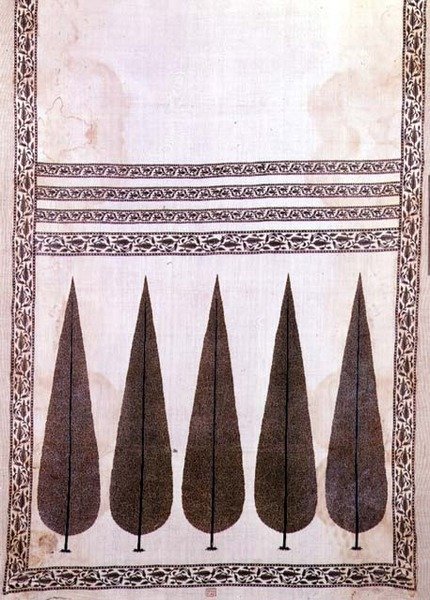 Patka z Radżastanu, XVII-XVIII w. (bawełna) autorstwa Indian School
