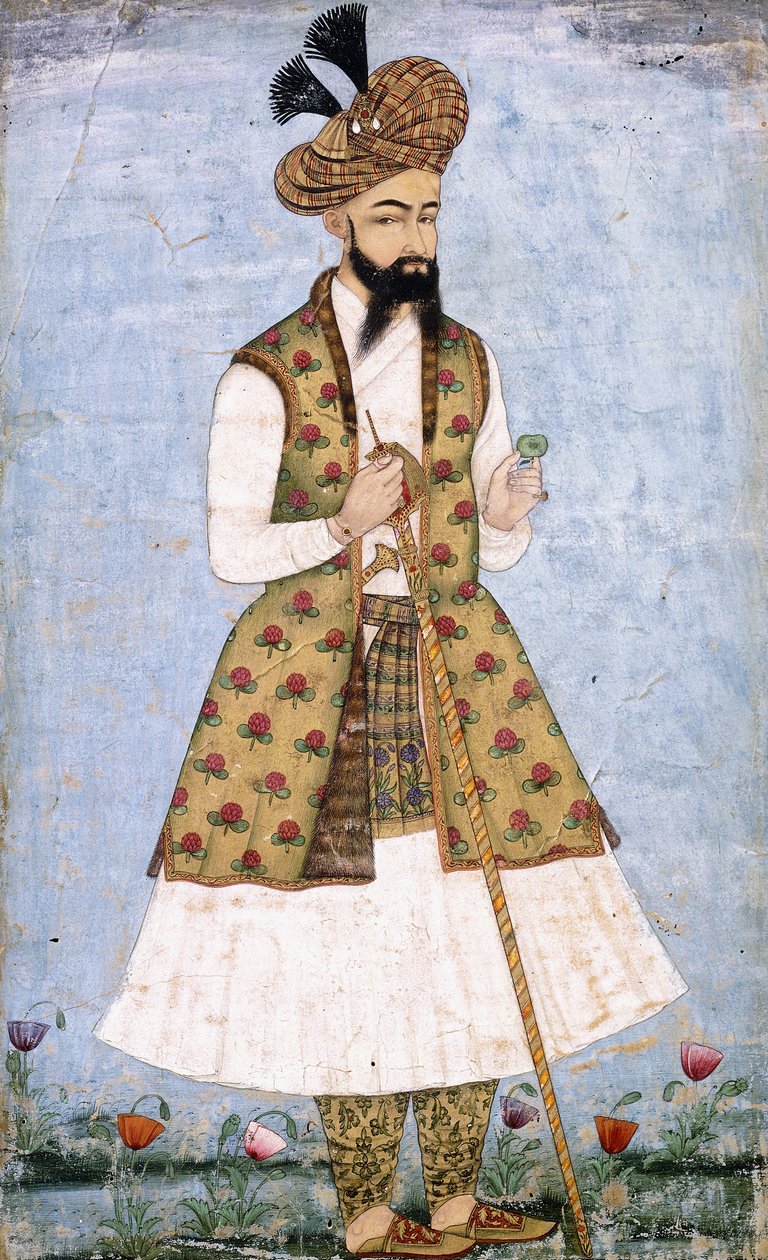 Portret dostojnika perskiego, ok. 1640-1660 autorstwa Indian School