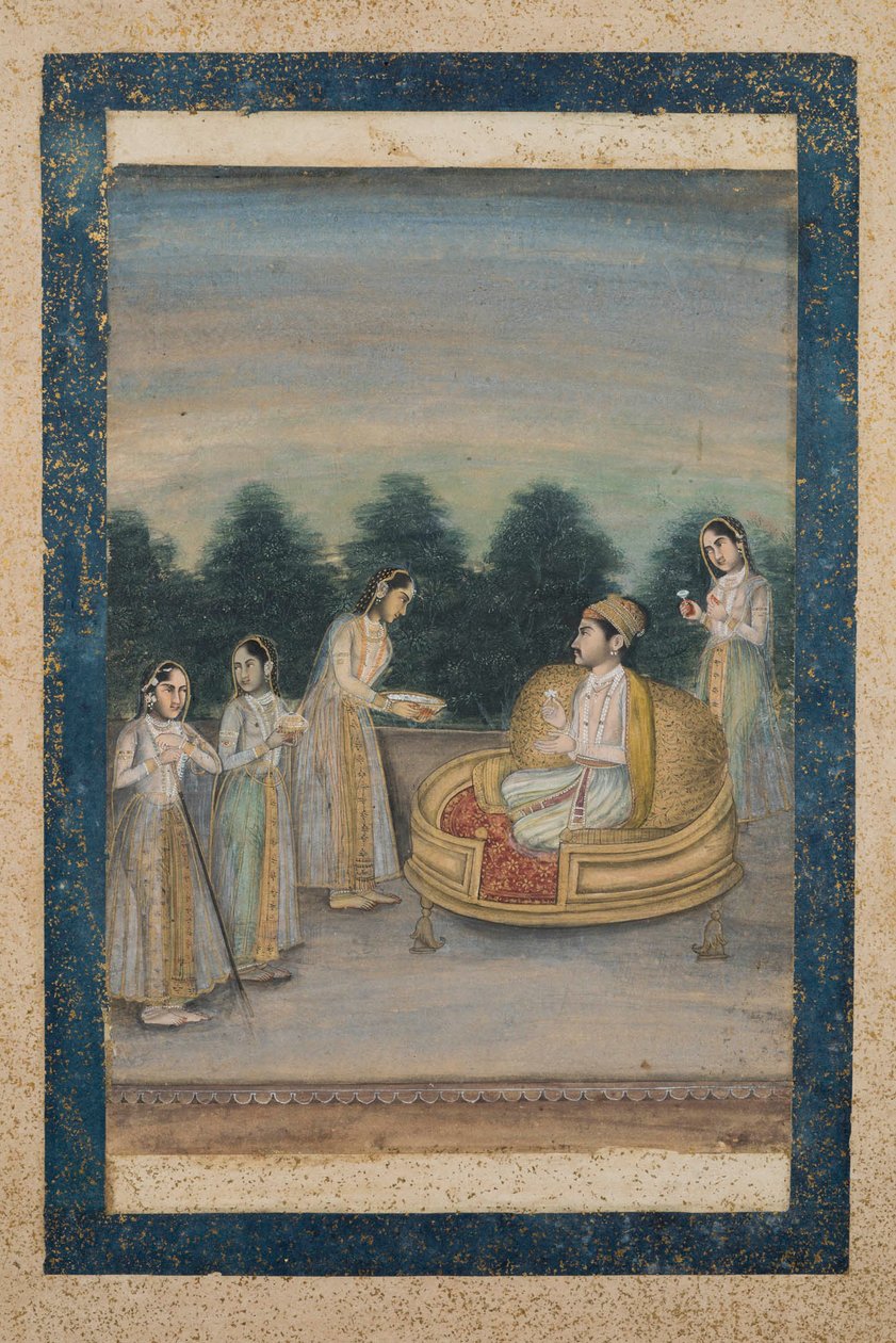 Prince w obecności czterech pań autorstwa Indian School