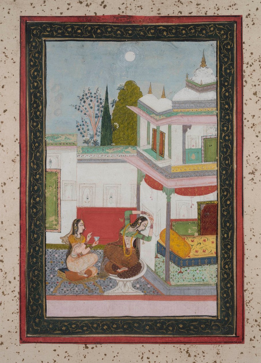 Pierwszy Ragini, ok. 1790 autorstwa Indian School
