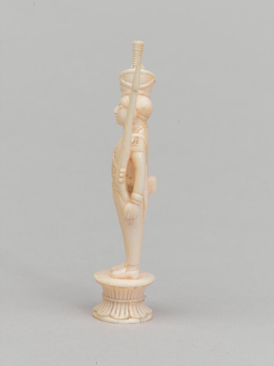 Biały pionek, figura szachowa, Indie, 1820 ok autorstwa Indian School