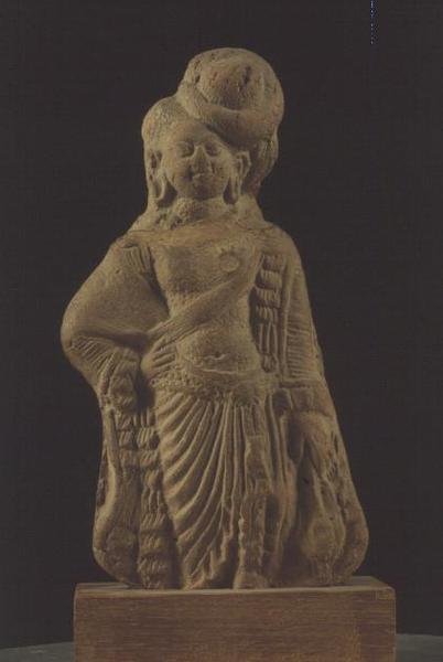 Yakshi, Ahichchhatra (terakota) autorstwa Indian School