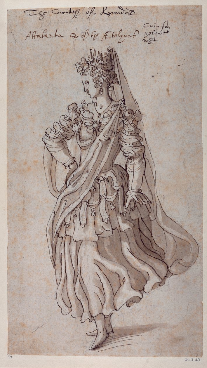 Królowa Atalanta autorstwa Inigo Jones
