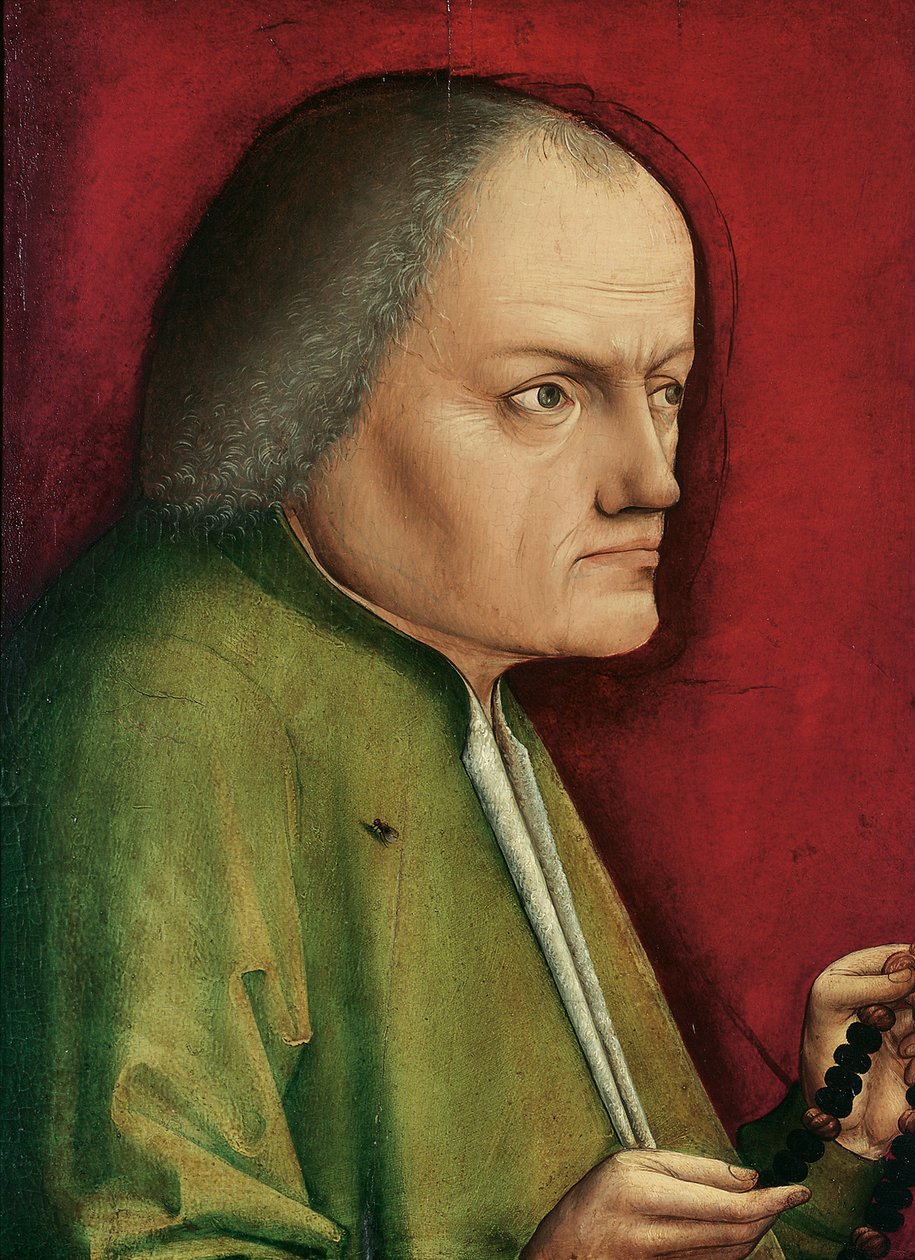 Portret Zygmunta „bogatego w monety”, arcyksięcia Tyrolu autorstwa Innsbrucker Hofmaler
