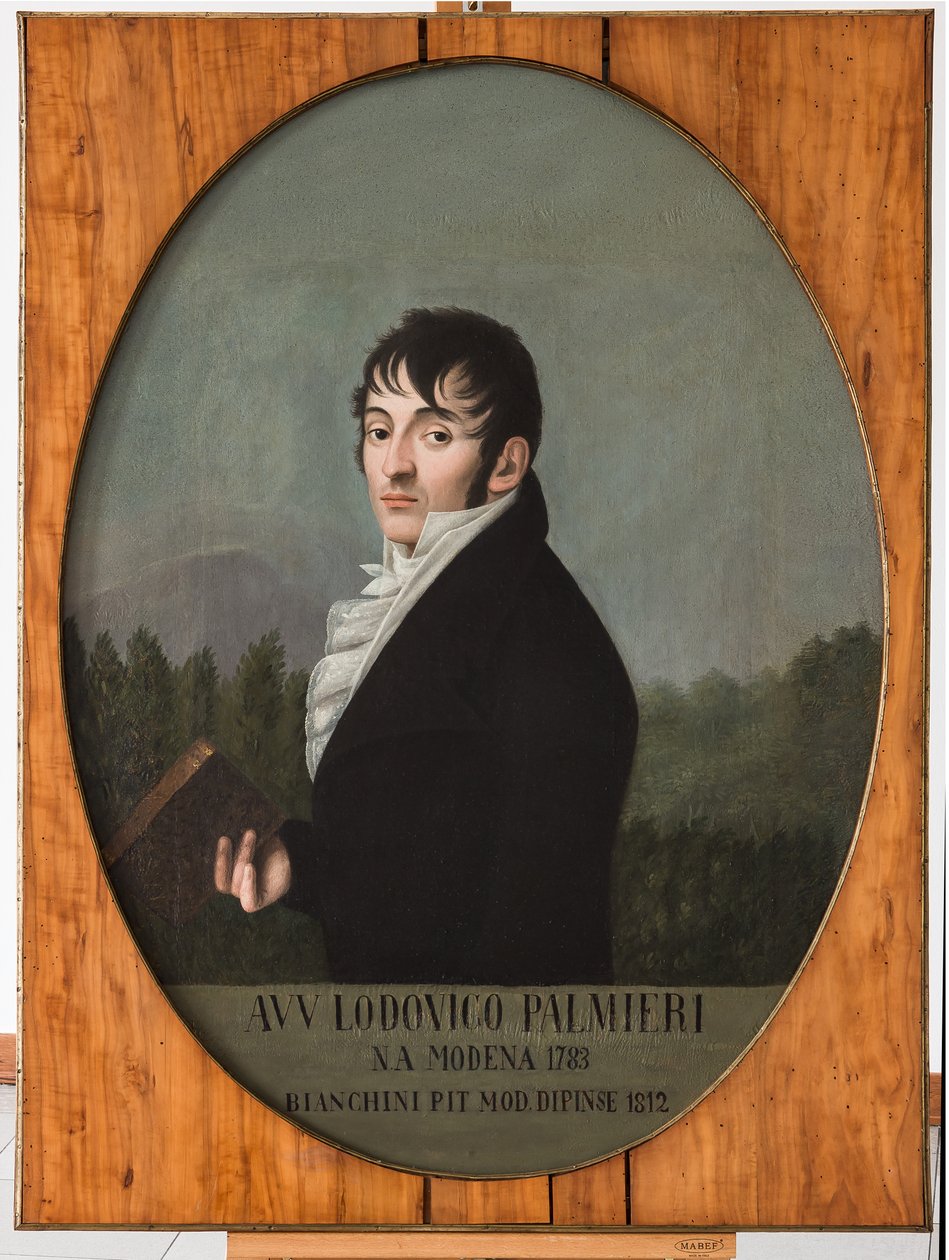 Portret Ludovico Palmieri (olej na płótnie) autorstwa Ippolito Bianchini Ciarlini