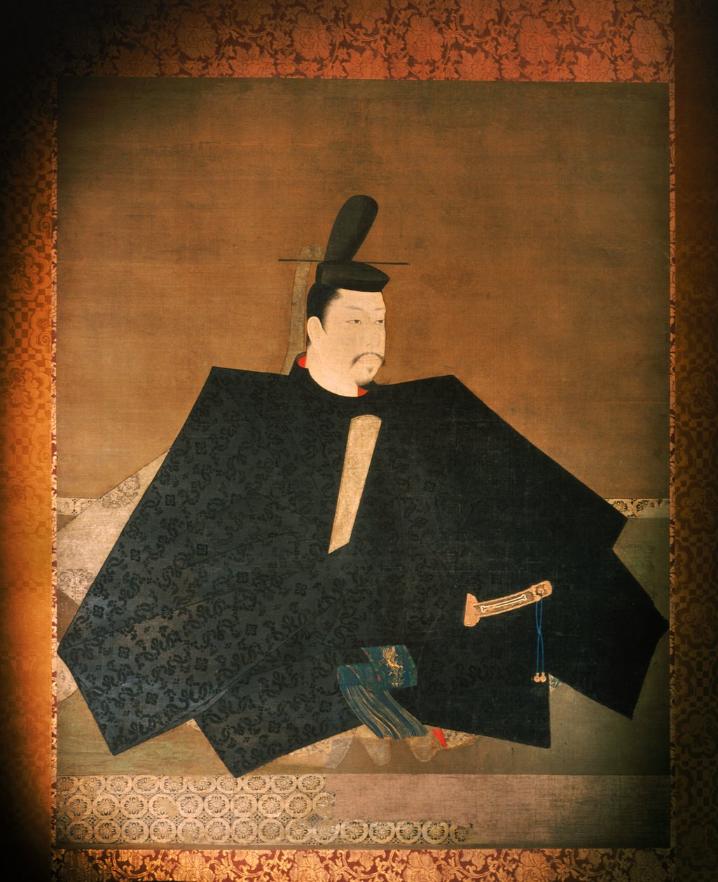 Portret szoguna Minamoto Yoritomo w świątyni buddyjskiej, 2005 r. (zdjęcie ilustracyjne) autorstwa Ira Block
