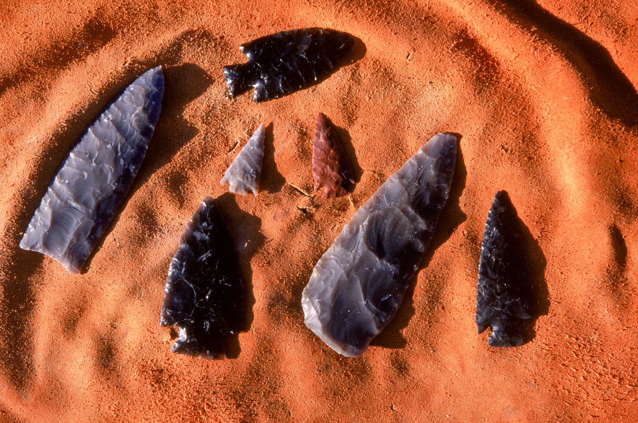 Anasazi Arrowheads, NM autorstwa Ira Block