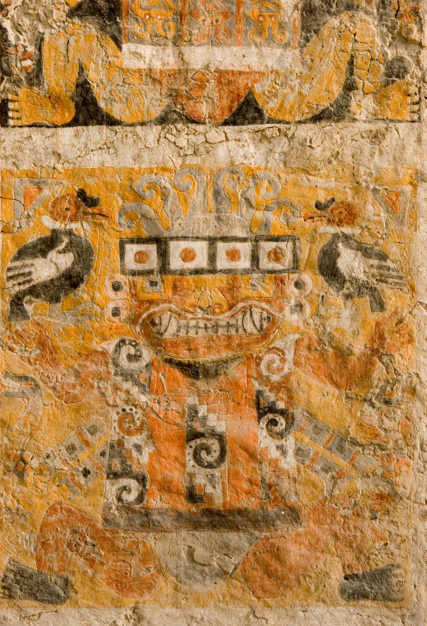 W Huaca El Brujo, głównym pochówku w północno-zachodnim rogu El Brujo, 2005 r. (zdjęcie) autorstwa Ira Block