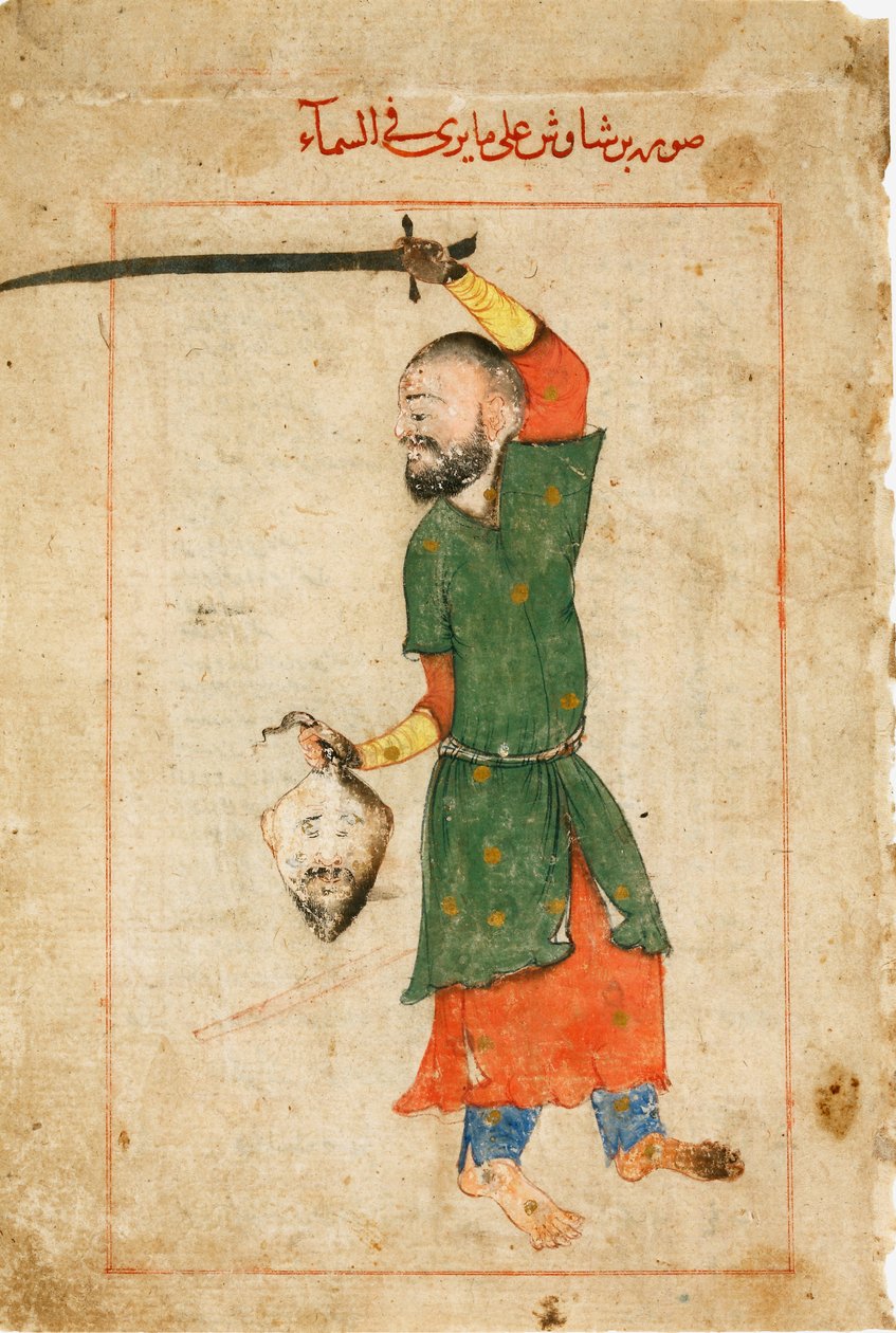Konstelacja Perseusza z Księgi Gwiazd Stałych autorstwa Al-Sufi autorstwa Iranian Master