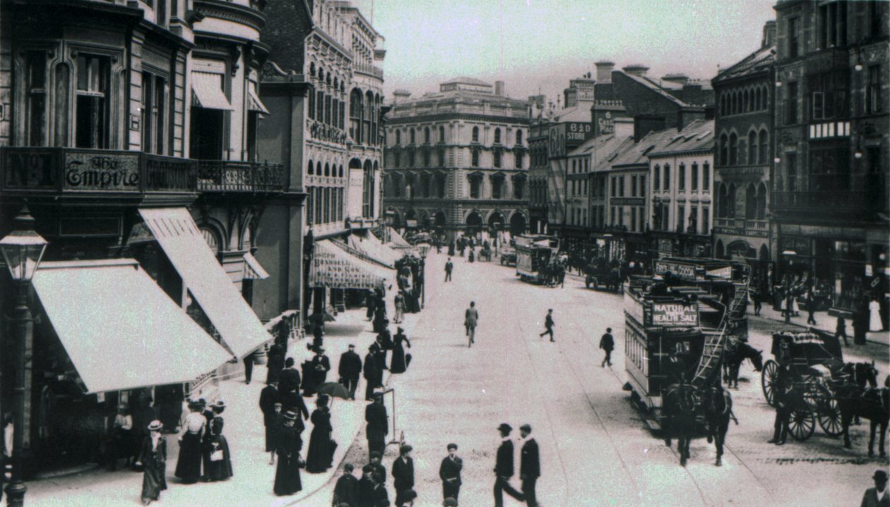 Plac Zamkowy, Belfast, ok. 1902 autorstwa Irish Photographer