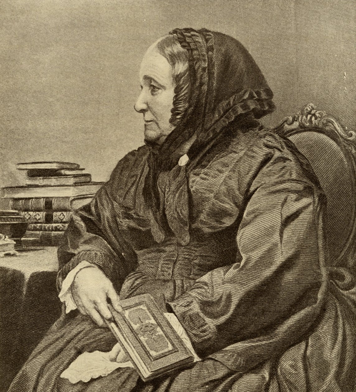 Anna Brownwell Jameson (1794-1860) autorstwa Irish School